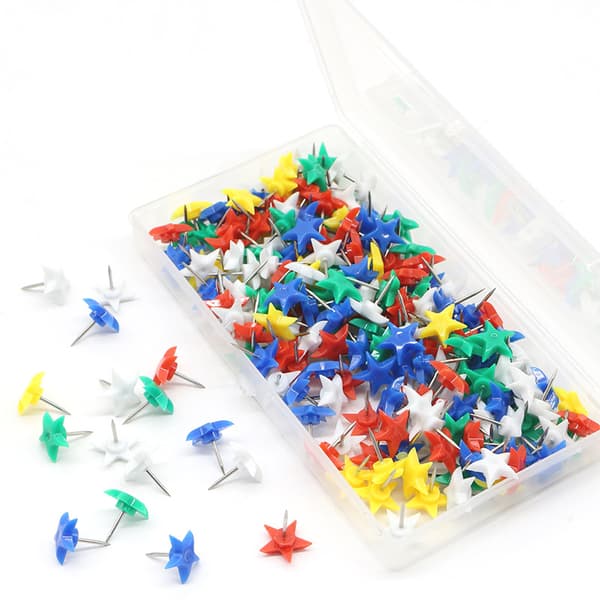 400 stk. hjerteformede dekorative trykknapper 5 farver plastik tryk
