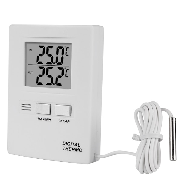 Hög precision inomhus- och utomhustermometer, temperaturmätare