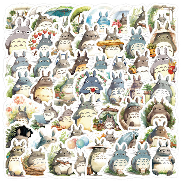 50 kpl tarroja - Ihastuttava Totoro-tarra C