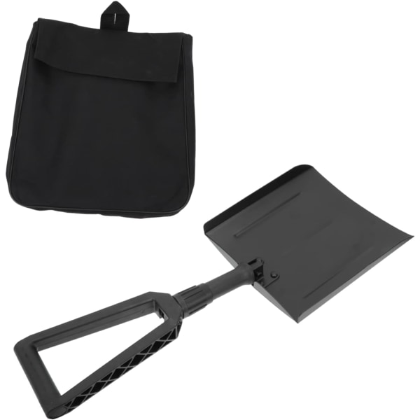 1 Sett Sammenleggbar Snøspade Folding Tool Snøverktøy Inntrekkbar Multi-Too