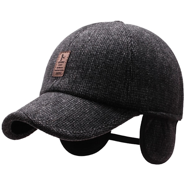 Vinter Casual Baseball Cap til Mænd i Middelalderen og Ældre - Efterår og Vinter
