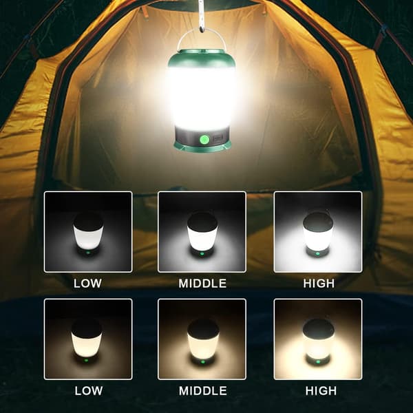 USB Genopladelig LED Campinglys USB Genopladelig Campinglanterne B