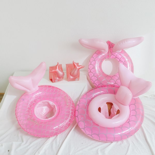 (Delad sjöjungfru simboj + sjöjungfru armring) babyboj, pool
