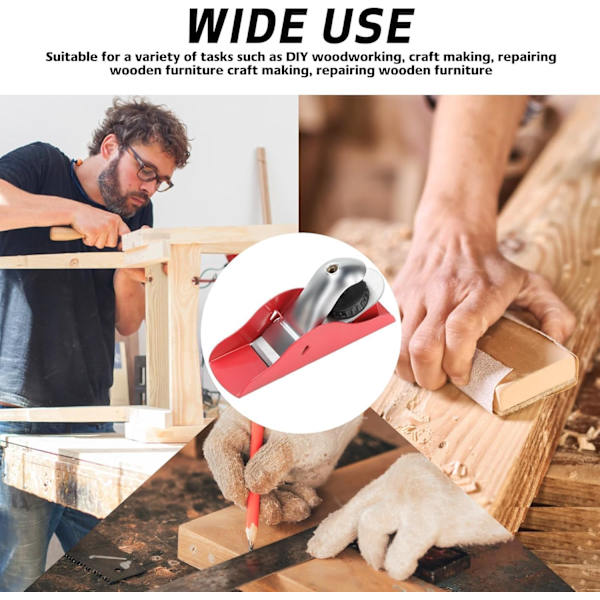 Snickarens Hyvel Liten Enhands-Hyvel Snickarens Handhyvel Bearbetning Trähantverk DIY Produktion Snidning