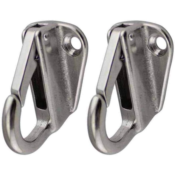 Fender Hook, 2Pcs Fender Hanger Strong 316 Stainless Steel Safety Heavy Hoo