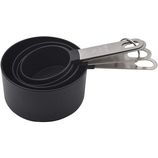 Plastmätkopp med måttsked - 8-delat set - Kopp en