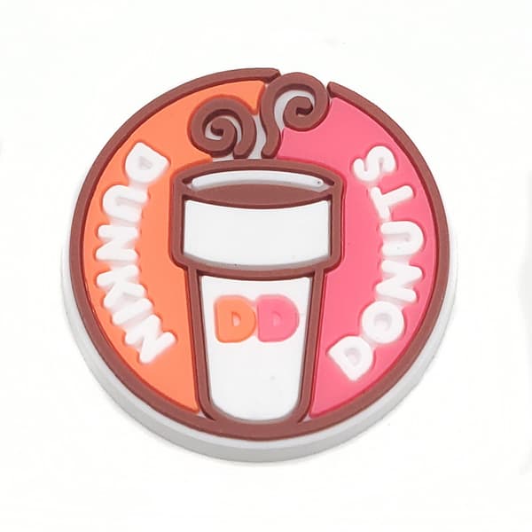 11 stykker DUNKIN DONUTS lyserøde pige sko dekorationer, personaliserede