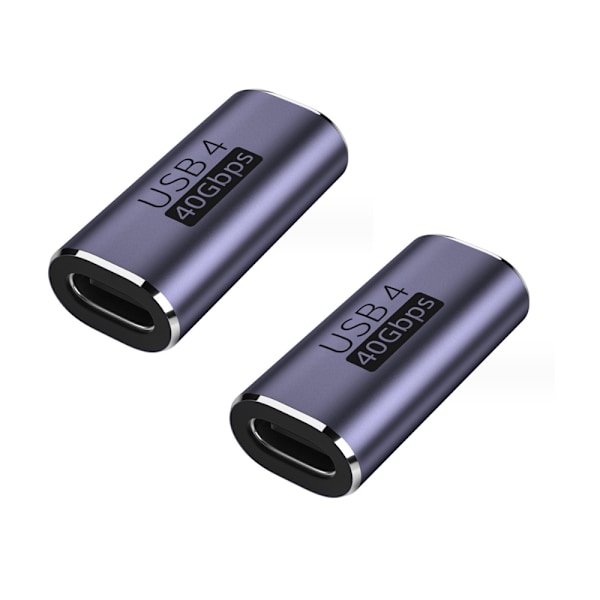 USB C -liitin 40 Gbps, USB C -naaras -naaras tukee 8k@60HZ ja 100 W:n pikalatausta, USB C -naaras -liitäntään