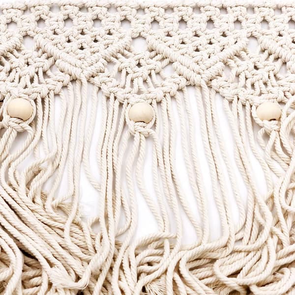 (40x20 tum) Macrame väggbonad handvävd gobeläng Macrame bakgrund för väggdekor av