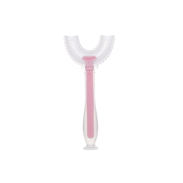 U Shaped Toothbrush for Kids, Manual Training Toothbrush with Det