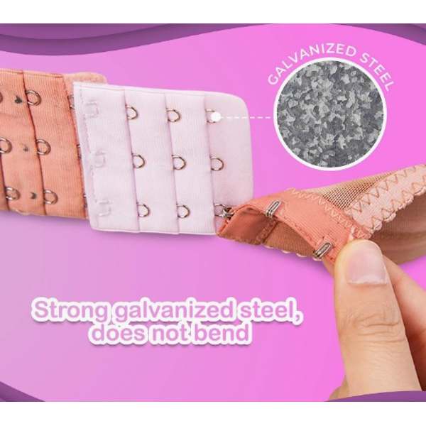 BH-förlängare - BH-förlängare 8 stycken - BH-förlängare - 2 krokar och