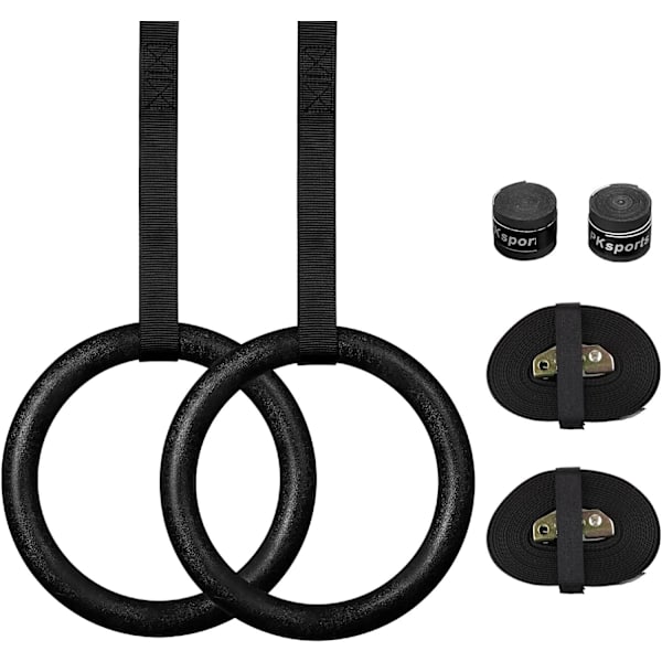 Gymnastikringar, Olympiska gymnastikringar med justerbar nylon
