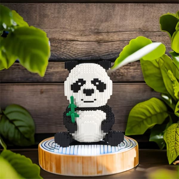 Panda sett med 2444 gjenbrukbare murstein