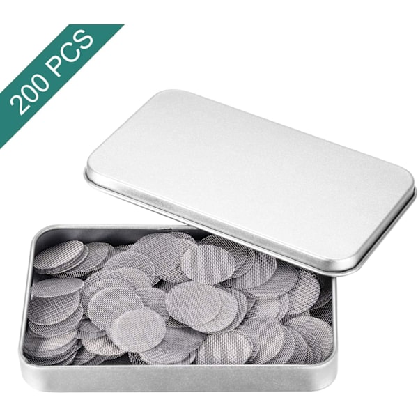 200 stk. rørsil, rustfrit stål rørsil, 3/4 (0,75 I
