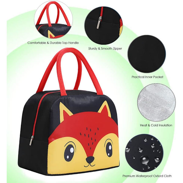 Lunch Bag - Isolerad lunchväska för kvinnor, Termisk lunchväska för män, barn, flickor, damer, Lunch C