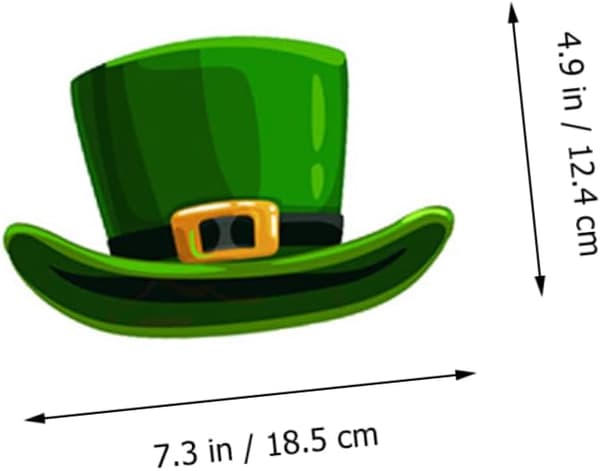 1 set av Patricks Day-magneter med olika motiv