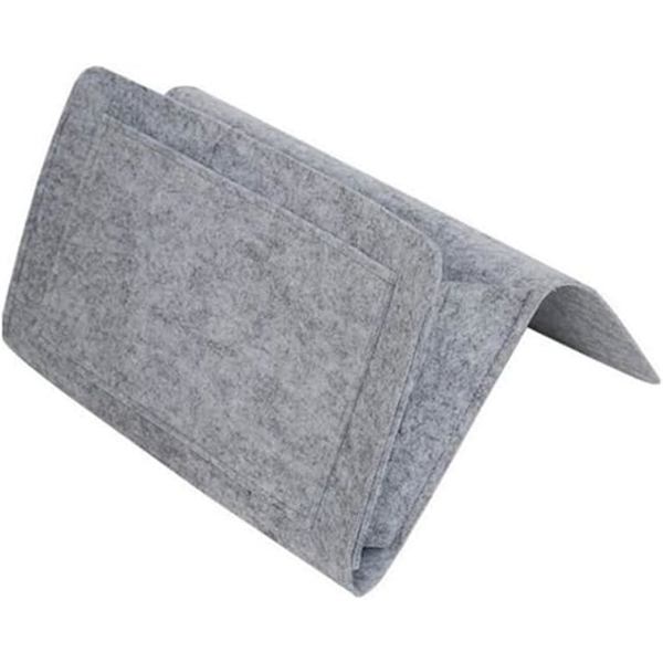 1 st hängande filt-sängbordssorterare för hem, säng, soffa, våningssängar (grå) N
