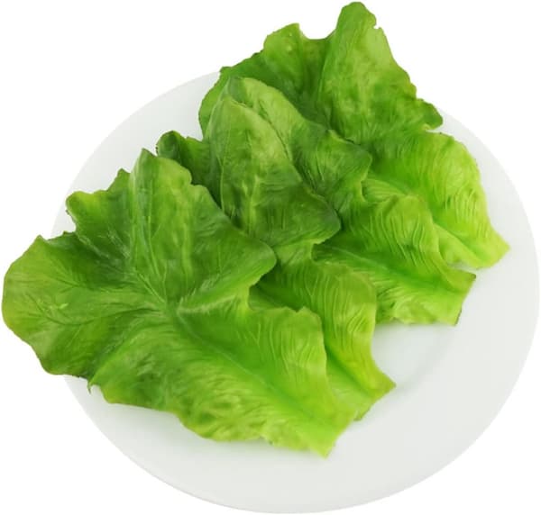 3 stk. Kunstig salatblader