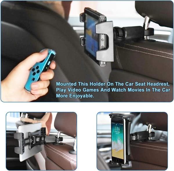 Bil bagsæde telefonholder tabletholder