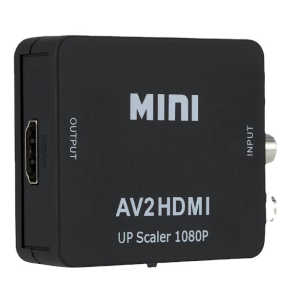 Mini AV RCA CVBS HDMI-videomuunninsovitin, tukee 7