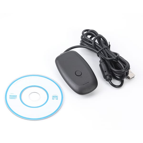 Trådløs USB 2.0 Gaming Receiver Adapter til Microsoft Xbox 360 Desktop PC - Sort -