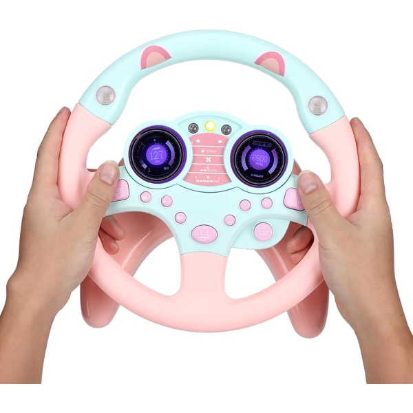 Børnerat til bil, CO simuleret fører, pink simulation