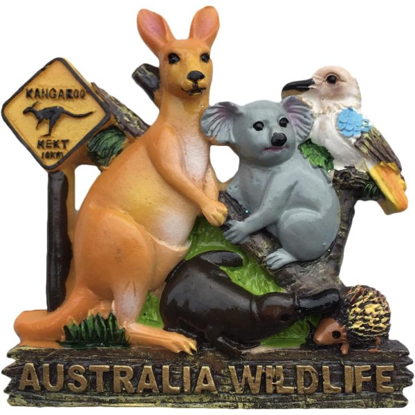 3D Australia Wildlife Køleskabsmagnet - Indretning til hjemmet og køkkenet - Køleskabsmagnet fra Kina