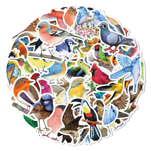 Små Fugle (Små) Vægstickers Mural Stickers Soveværelse Børneværelse Stue væg adhsif maison
