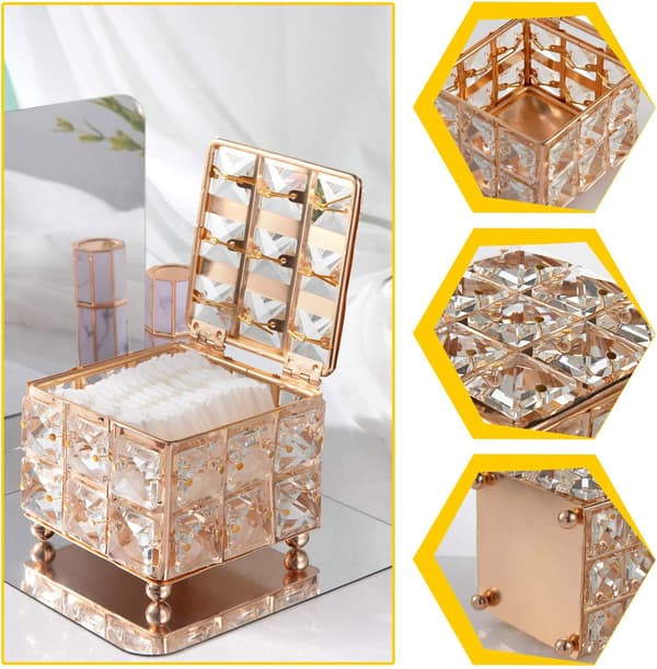 Makeup Organizer, Crystal Opbevaring, Makeup Organizer til opbevaring af P