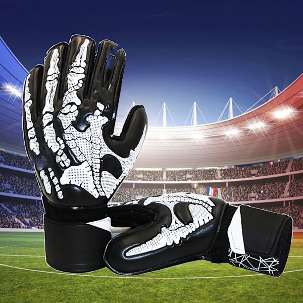 Børnefodboldhandsker, Anti-Slip og Slidstærke Latexhandsker til Fodboldkampstræning (#9) L