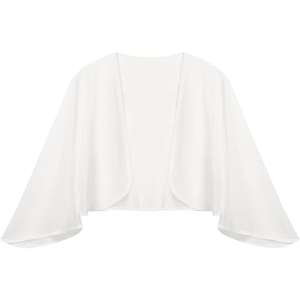 Kvinners Sjal Bryllup Aften Chiffon Cape Seremoni Cocktail Kort A