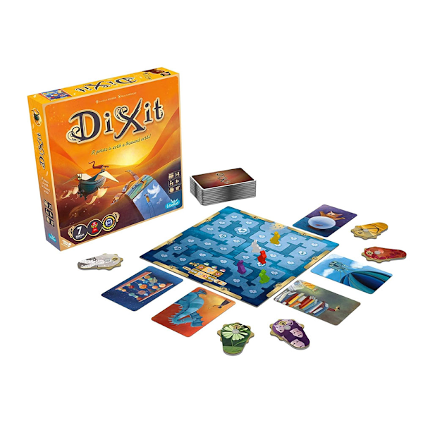 Dixit | Brettspill | Alder 8+ | 3 til 8 spillere | 30 minutters spilletid D