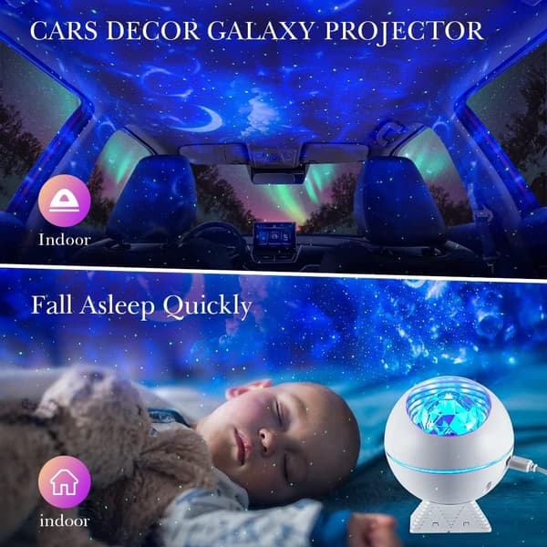 Galaxy Projektor, LED Galaxy Lys Projektor til Soveværelse, Sky