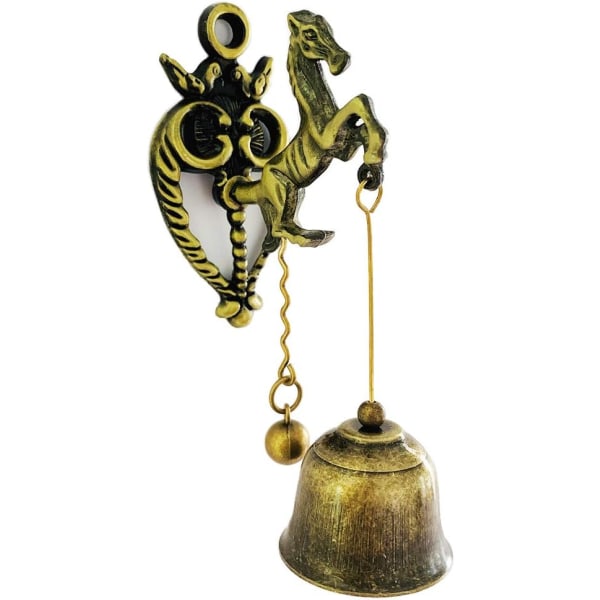 Retro Metal Magnetic Door Chime for Indoor or Outdoor Use (Horse)