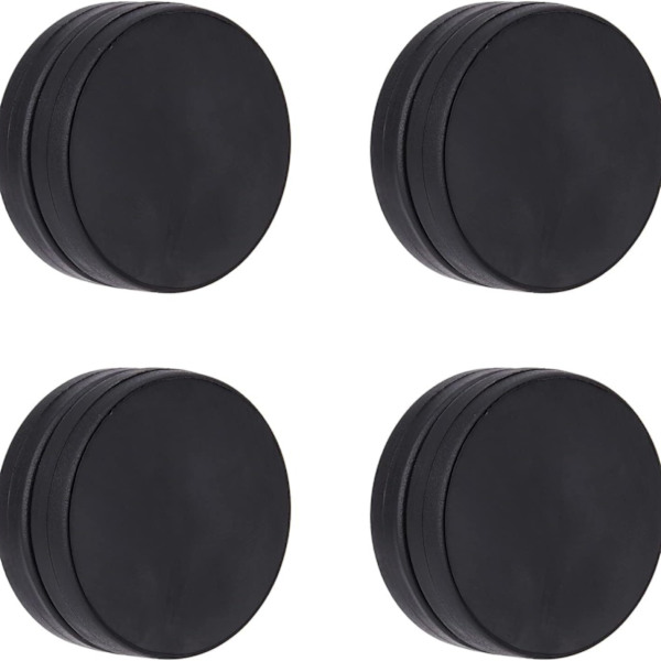 (Musta, 4 kpl) Suihkuverhopainot Pyöreät magneettiset verhopainot Vedenpitävä magneettiverho