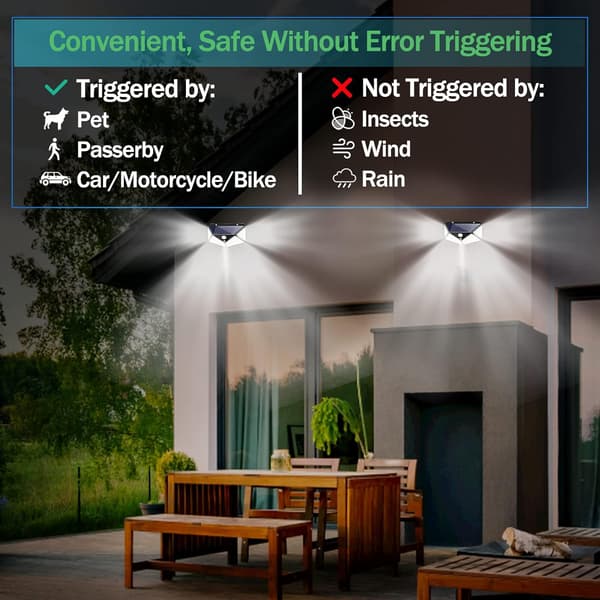 4 pakker udendørs solcellelamper, udendørs solcellelys, 100 LED solcellelamper