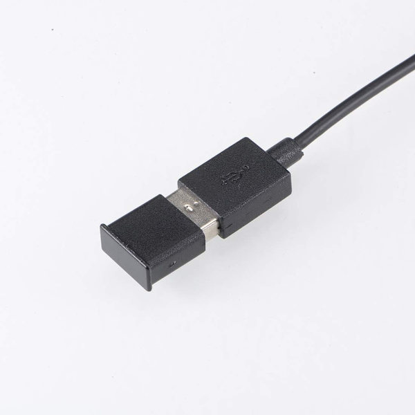 10 st Silikon USB-port dammskydd 13 mm x 5 mm för USB 2.0 Svart