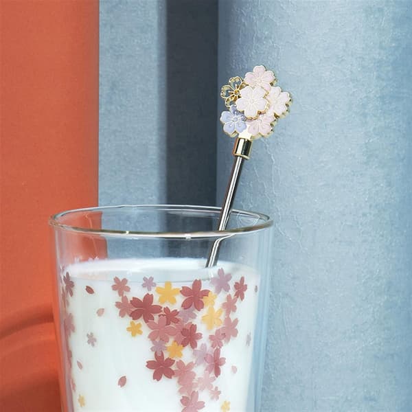 Rör om Sakura Kaffe Rör om Stick Söta Rostfritt Stål Swizz
