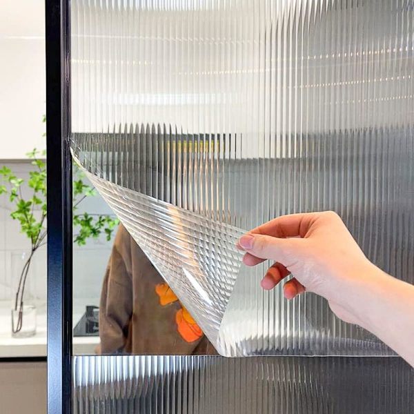 Stripe Vindue Film Privatliv, Lodrette Striber, 45x200cm