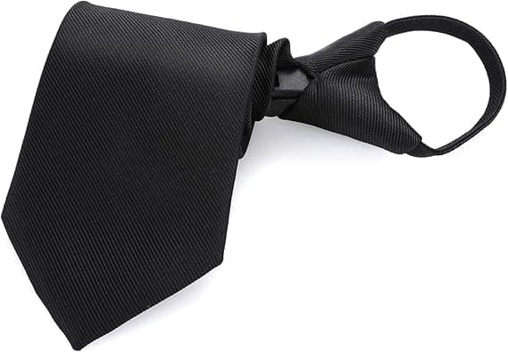 Sorte slips til mænd og drenge - Ensfarvet uniform - Justerbar