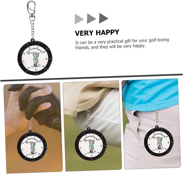 (guld) 2 stk. Golf Scorer Mini Golf Scoring Enhed Golf Scoring Til