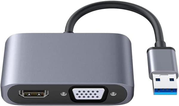 USB 3.0 - HDMI VGA -sovitin, USB - VGA HDMI -sovitin, tukee HD