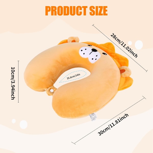 Travel Pillow Neck Cushion 30x30cm Memory Foam Neck Pillow U-sha