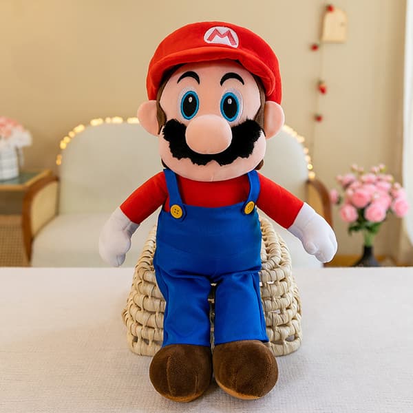 Super Mario plyslegetøj 43 cm, Multi-farve, One Size