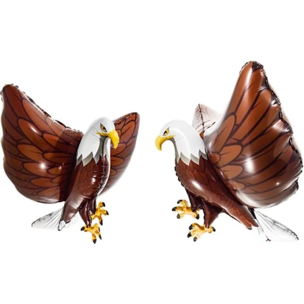 2 kpl jättiläinen puhallettava Eagle Animal Animal -juhlapallo, 33 tuuman Realist