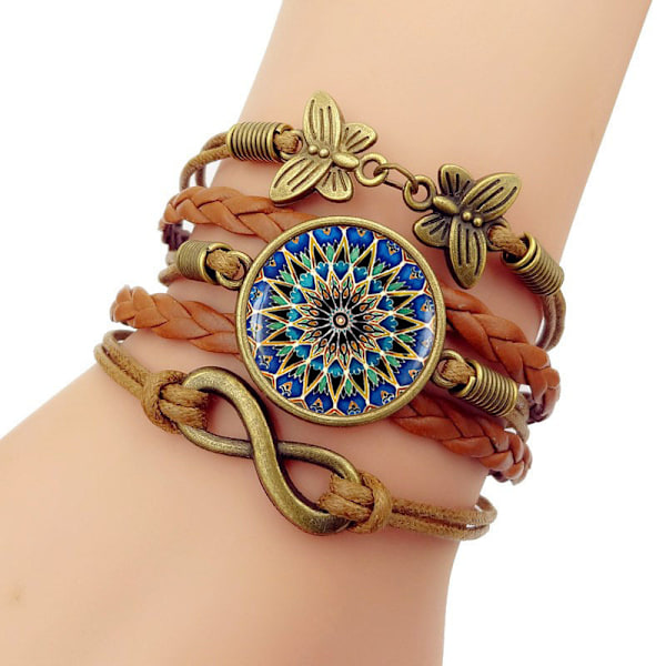 Time Gem Braided Bracelet