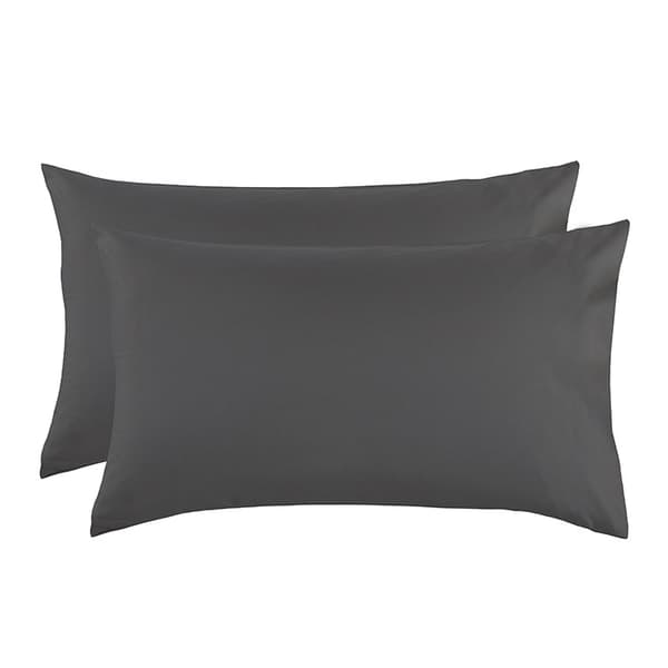 （Mörkgrå）Kuddfodral 51x76 cm - 2-pack
