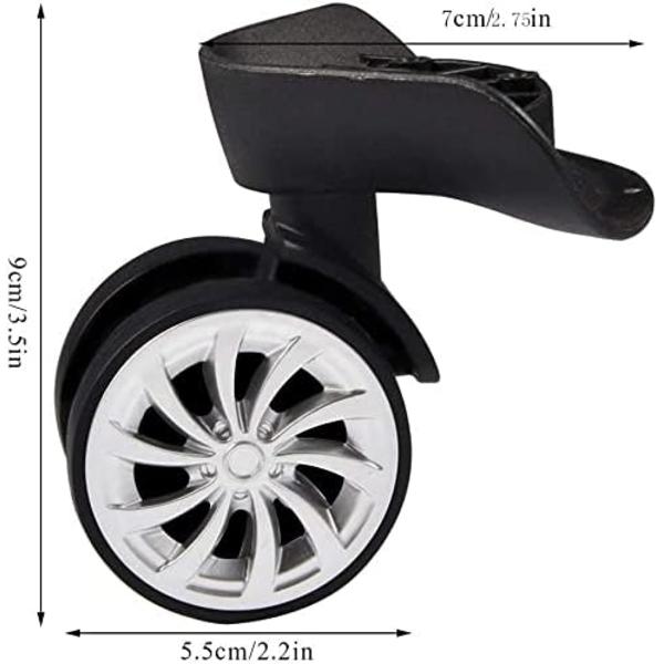 360 Swivel Hjul Udskiftning Bagage Rejse Kufferthjul
