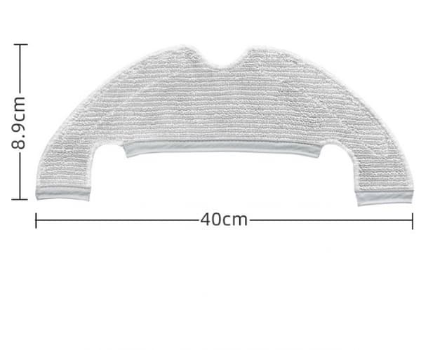 Tilbehørsett reservedeler for Dreame D10 Plus RLS3D robotstøvsugere, 4 mopper, 4 V