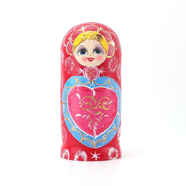 Nesting Dolls, 15 delar, Serie av ryska Matryoshka d